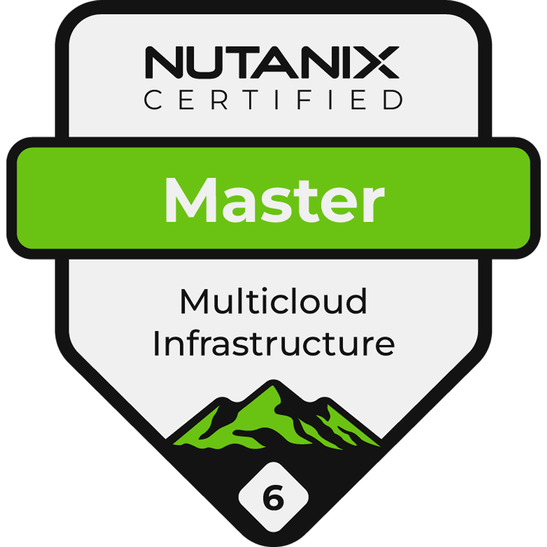 Badge Credly Nutanix Certified Master Multicloud Infrastructure