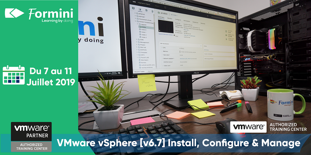 Formation VMware vSphere: Install, Configure, Manage [V6.7] en Algerie